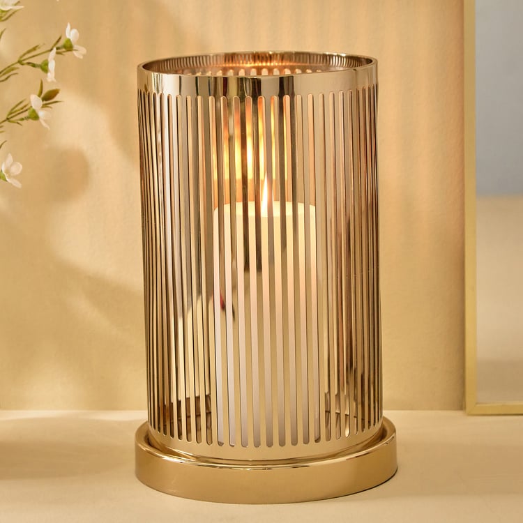 Blanco Blake Stainless Steel Hurricane Candle Holder