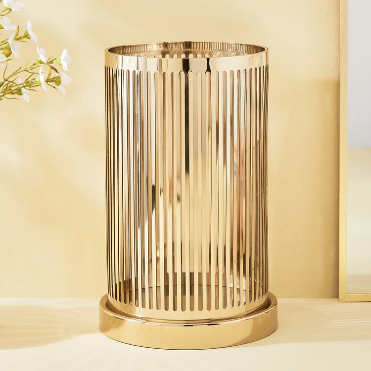 Blanco Blake Stainless Steel Hurricane Candle Holder