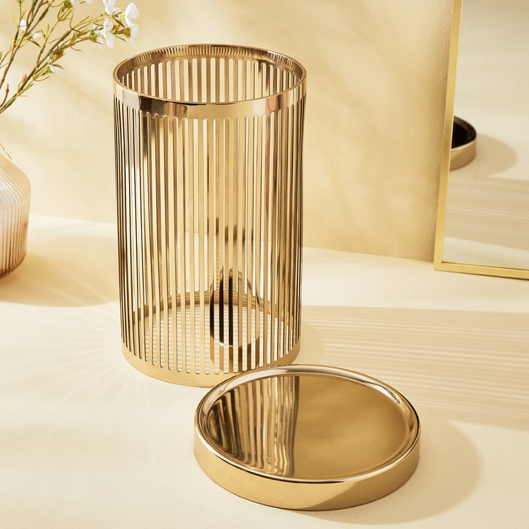 Blanco Blake Stainless Steel Hurricane Candle Holder