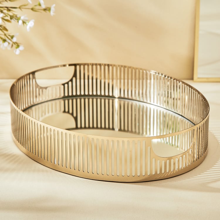 Blanco Blake Stainless Steel Decorative Mirror Tray