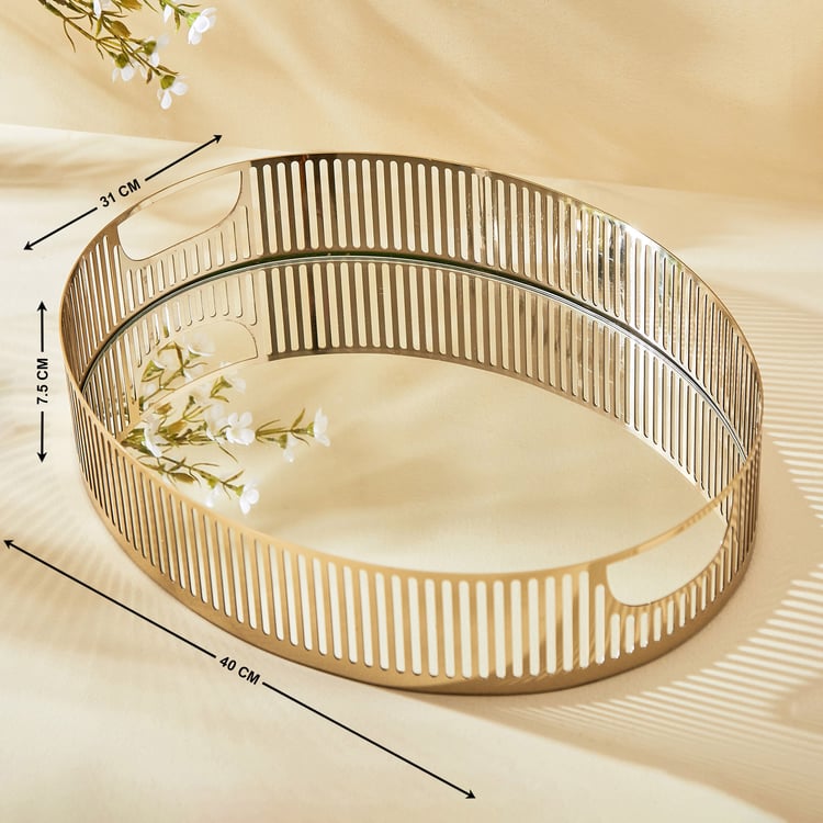 Blanco Blake Stainless Steel Decorative Mirror Tray