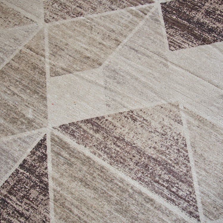 Exotica Fayruz Geometric Print Carpet - 150x90cm