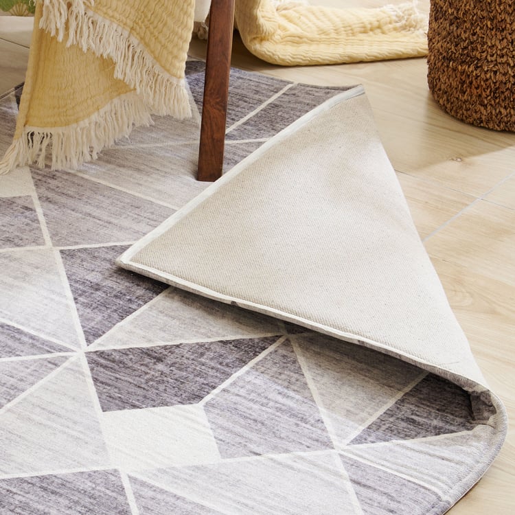 Exotica Fayruz Geometric Print Carpet - 180x120cm