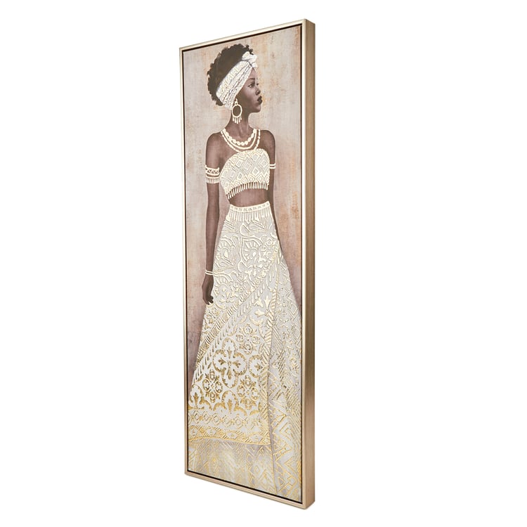 Artistry Capes Canvas African-Themed Picture Frame - 29.5x89cm