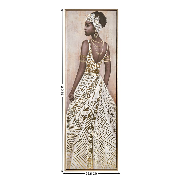 Artistry Capes Canvas African Picture Frame - 29.5x89cm