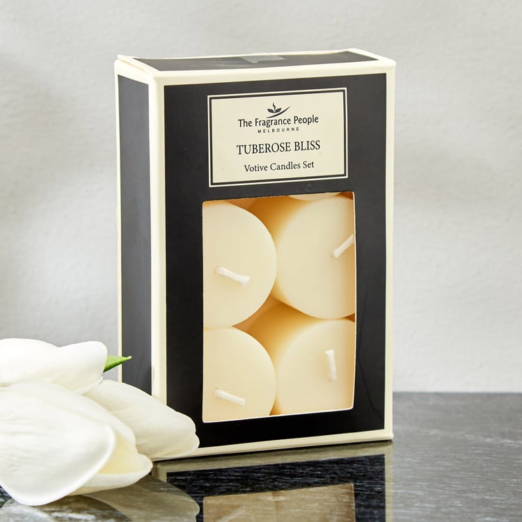 Boutique Set of 6 Tuberose Bliss Votive Candles