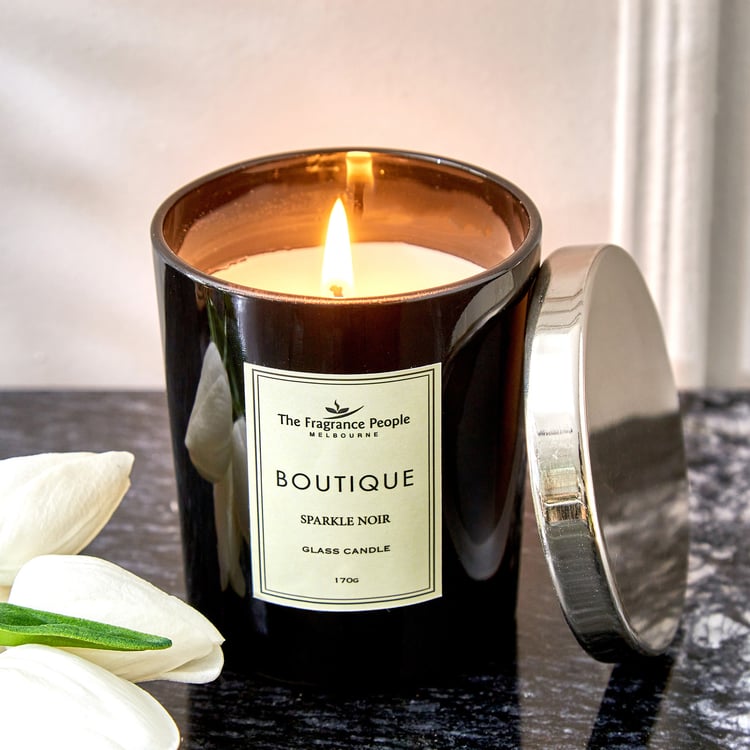 Boutique Sparkle Noir Scented Jar Candle