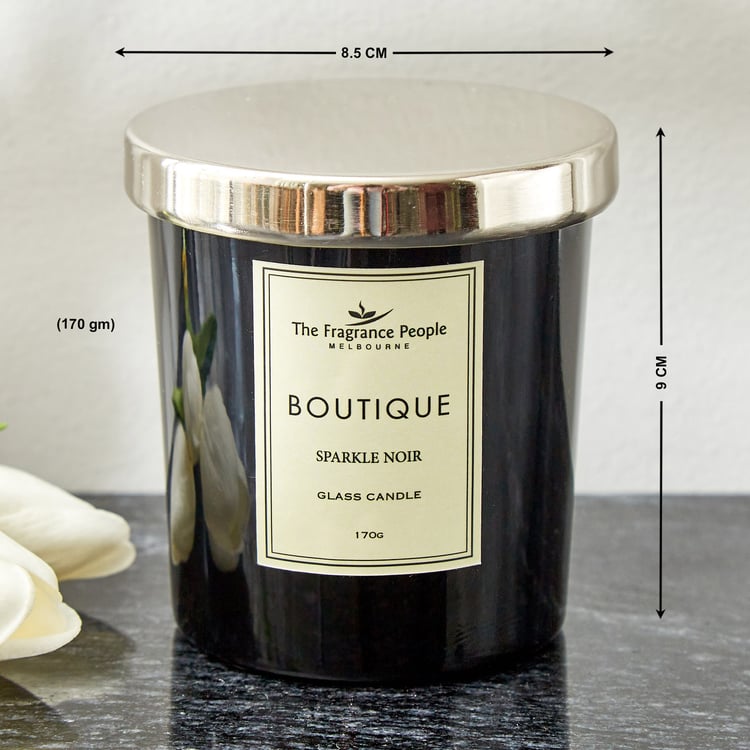 Boutique Sparkle Noir Scented Jar Candle