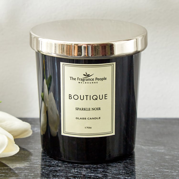 Boutique Sparkle Noir Scented Jar Candle