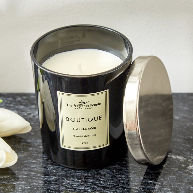 Boutique Sparkle Noir Scented Jar Candle