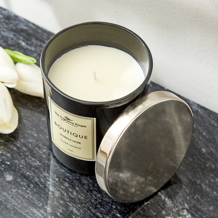 Boutique Sparkle Noir Scented Jar Candle