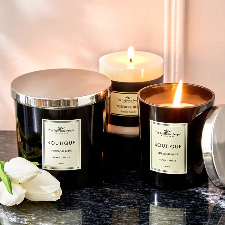 Boutique Tuberose Bliss Scented Jar Candle