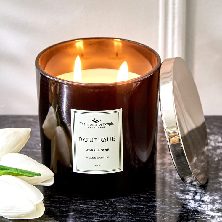 Boutique Sparkle Noir Scented Jar Candle