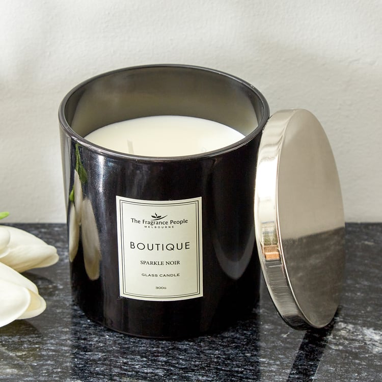 Boutique Sparkle Noir Scented Jar Candle