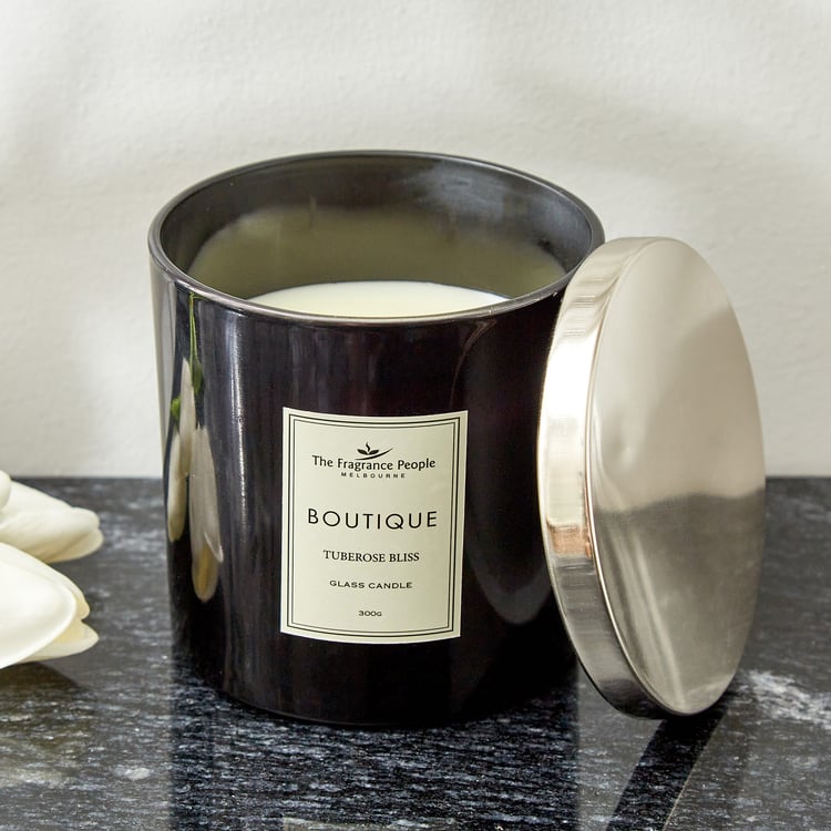 Boutique Tuberose Bliss Scented Jar Candle