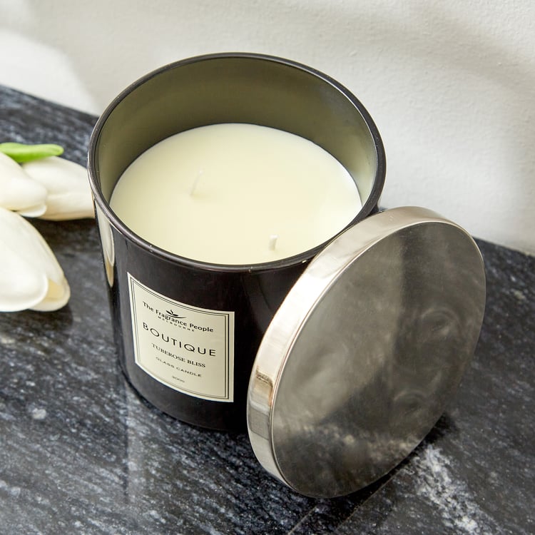 Boutique Tuberose Bliss Scented Jar Candle