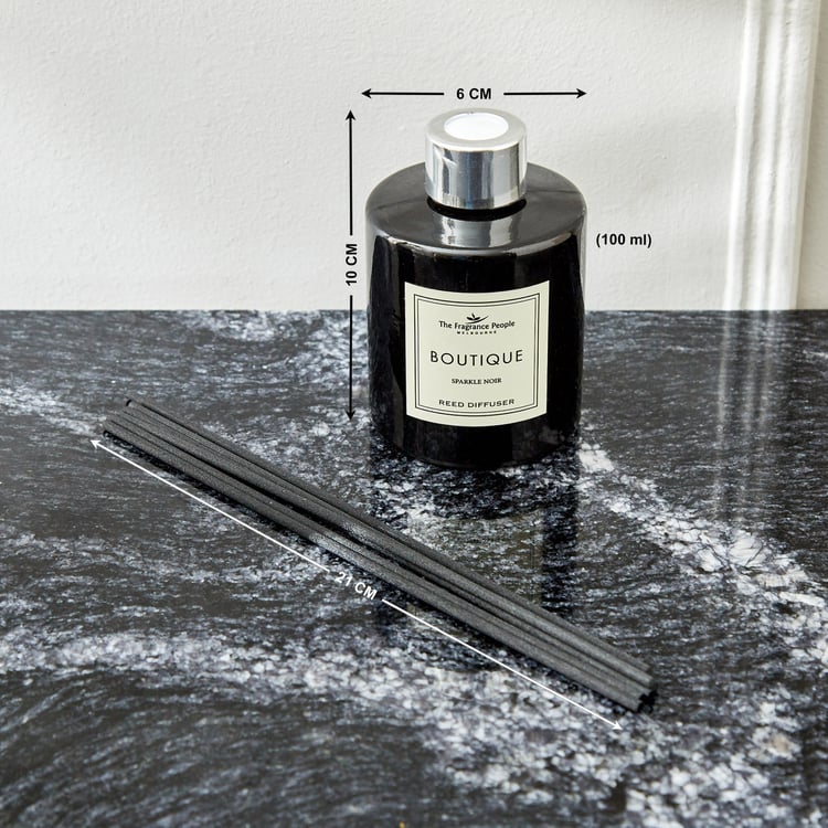 Boutique Sparkle Noir Reed Diffuser Set
