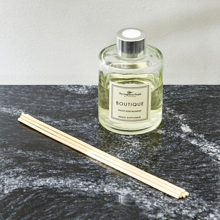 Boutique Peony Rose Blossom Reed Diffuser Set