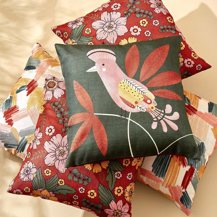 Vera Calliste Set of 5 Printed Cushion Cover - 40x40cm