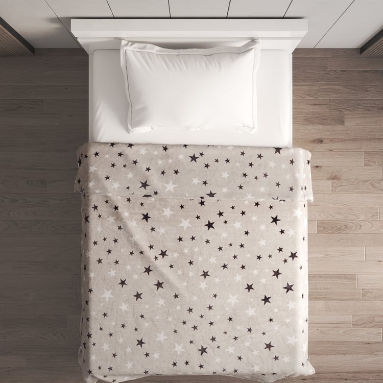 Slate Kids Star Printed Single Blanket