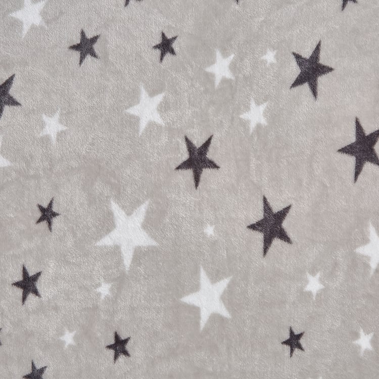 Slate Kids Star Printed Double Blanket