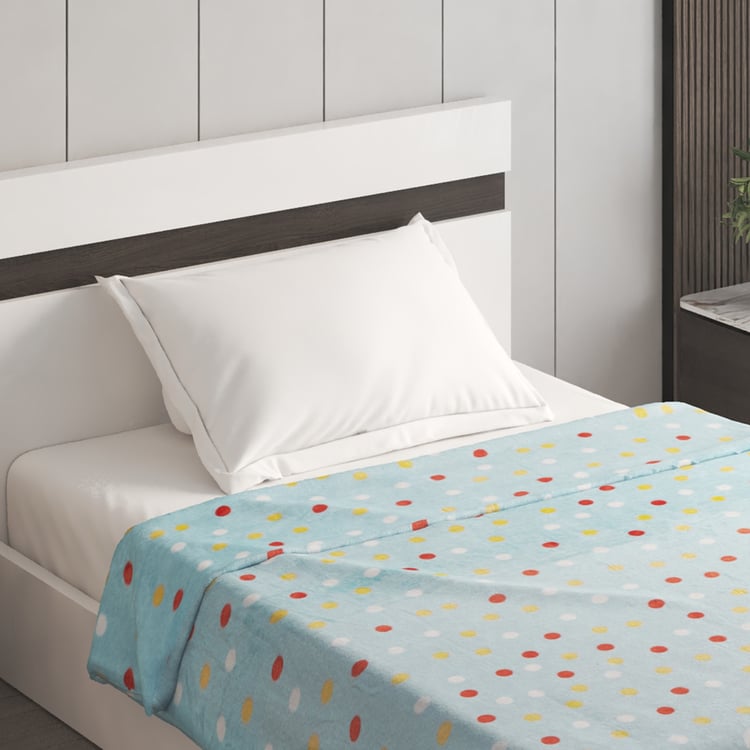 Slate Kids Dots Printed Single Blanket