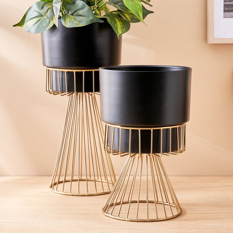 Gloria Bern Metal Wire Conical Planter - Small