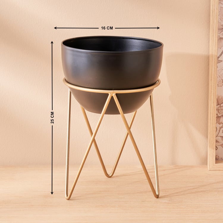 Gloria Mostar Planter with Metal Stand - Large