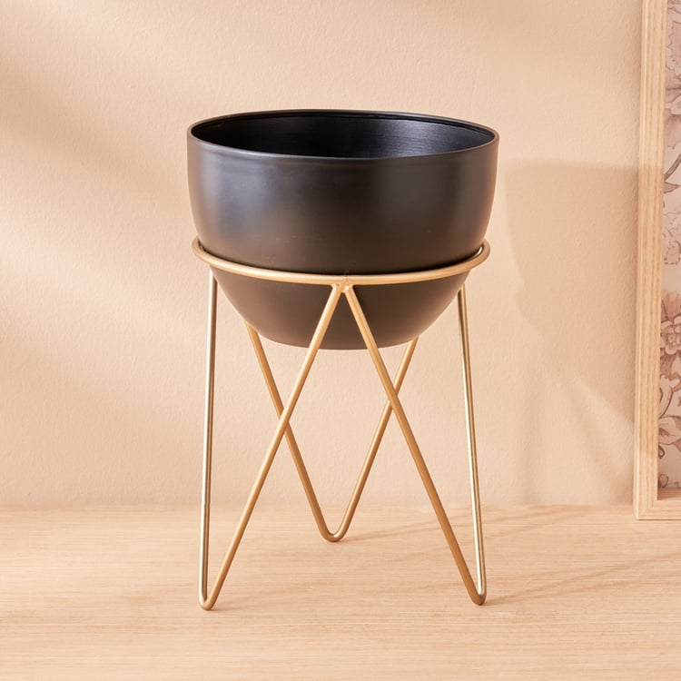 Gloria Mostar Planter with Metal Stand - Large