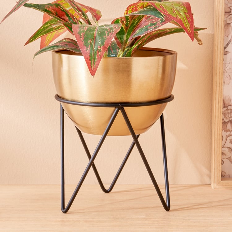 Gloria Mostar Planter with Metal Stand - Small