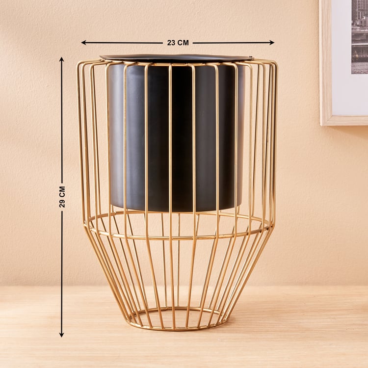 Gloria Riga Metal Wire Planter - Small