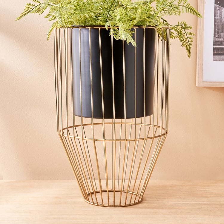 Gloria Riga Metal Wire Planter - Large