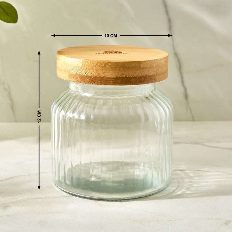 Vamos Prague Set of 4 Glass Storage Canister - 700ml