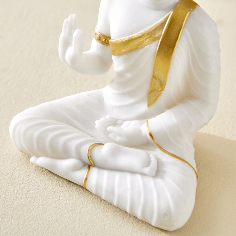 Dhayana Noor Duri Polyresin Sitting Buddha Figurine