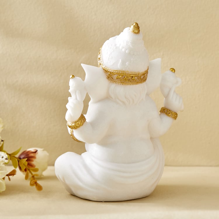 Dhayana Duri Polyresin Sitting Ganesha Figurine