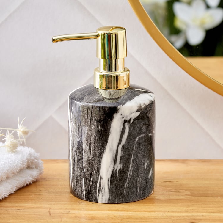 Aubree Marbel Polyresin Soap Dispenser - 320ml