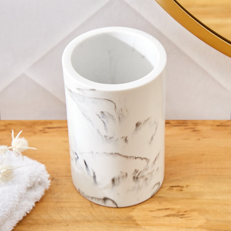 Aubree Marbel Polyresin Tumbler