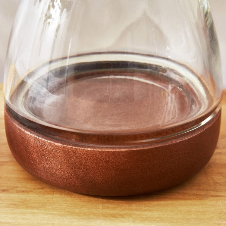 Panama Louvre Glass Cotton Jar