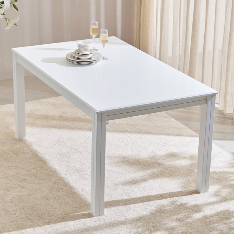 Montoya 6-Seater Dining Table - White