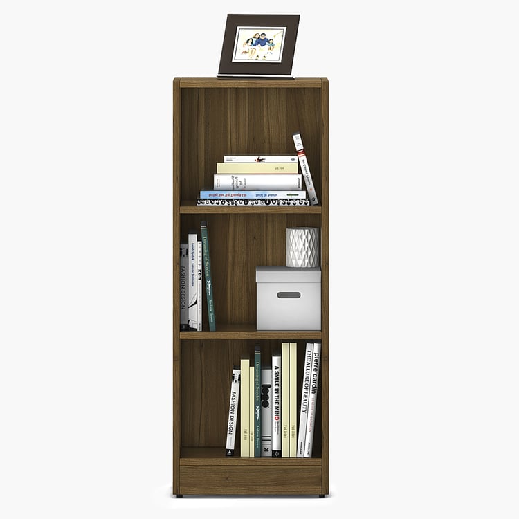 Helios William 3-Tier Book Shelf - Brown