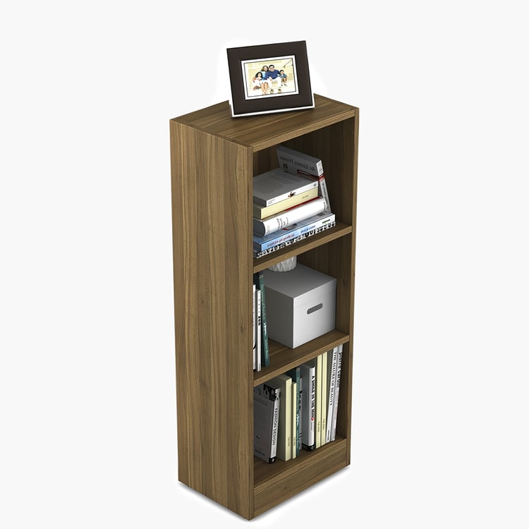 Helios William 3-Tier Book Shelf - Brown