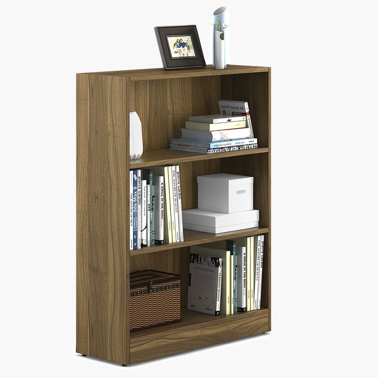 Helios William 3-Tier Book Shelf - Brown