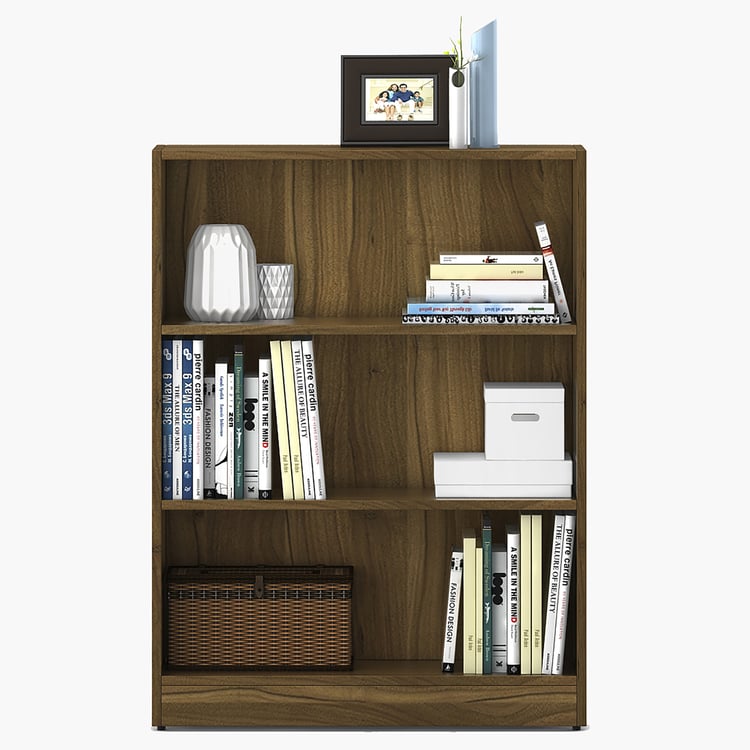 Helios William 3-Tier Book Shelf - Brown