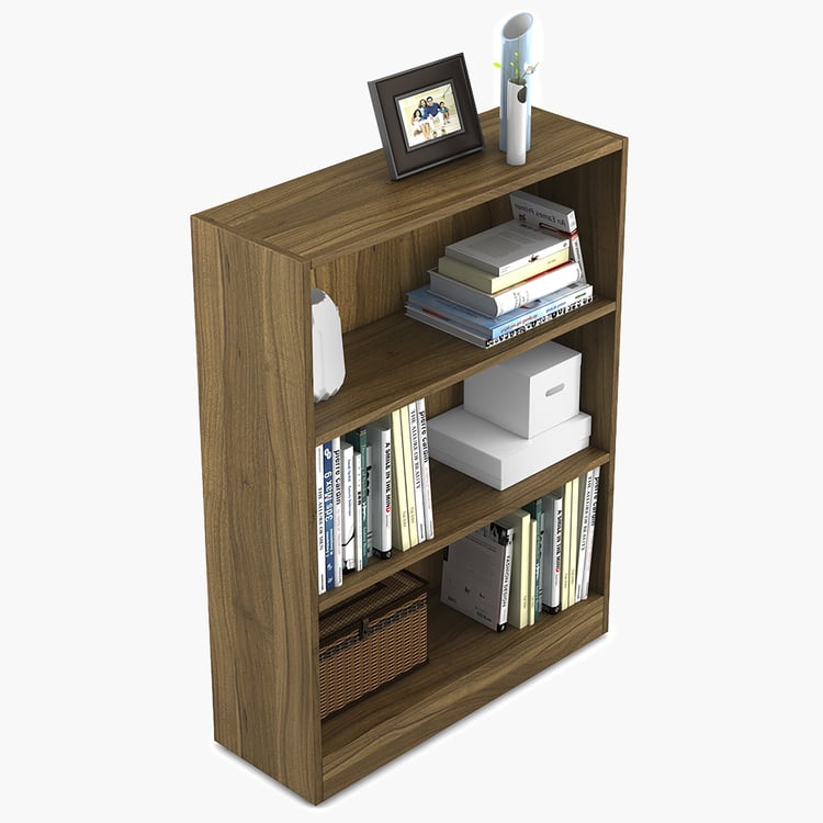 Helios William 3-Tier Book Shelf - Brown