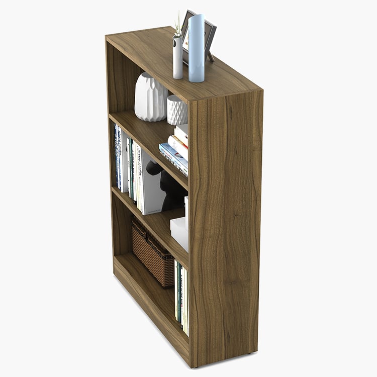 Helios William 3-Tier Book Shelf - Brown