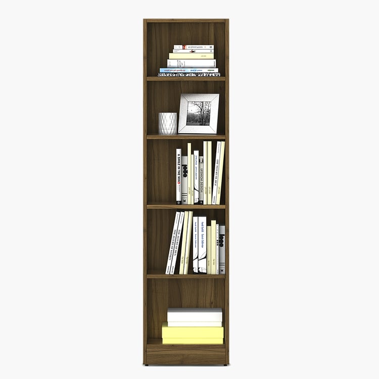 Helios William 5-Tier Book Shelf - Brown