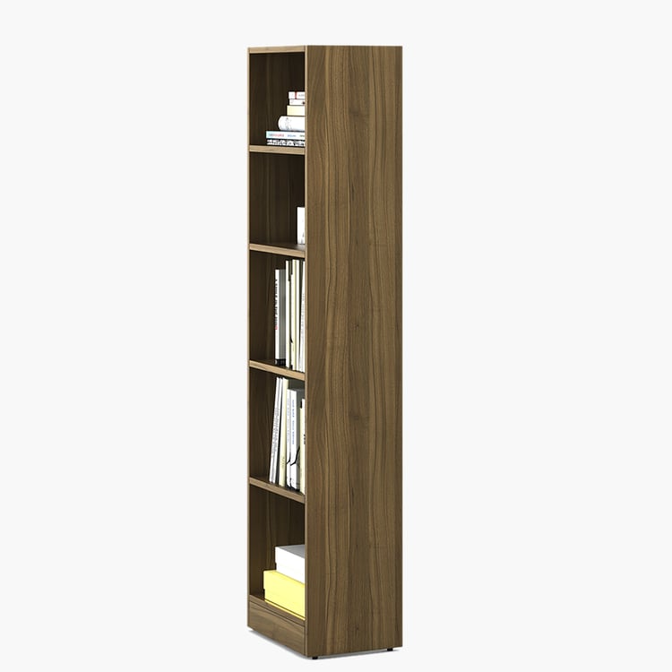 Helios William 5-Tier Book Shelf - Brown