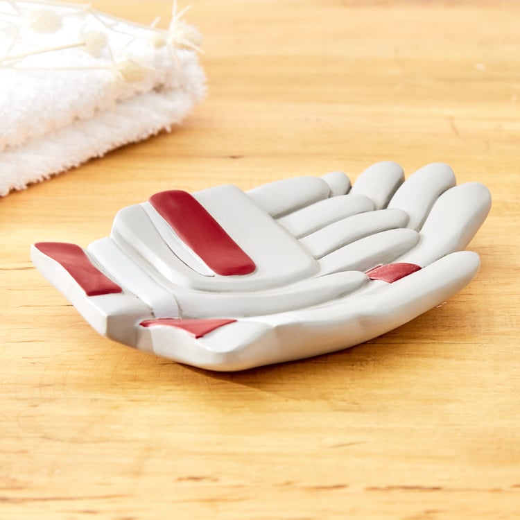 Slate Kids Polyresin Cricket Gloves Soap Dish