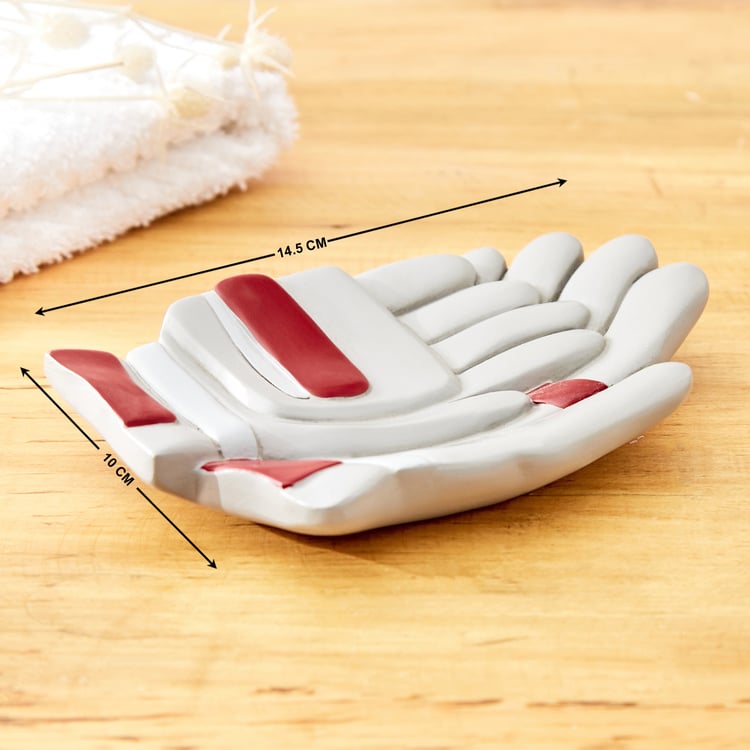 Slate Kids Polyresin Cricket Gloves Soap Dish