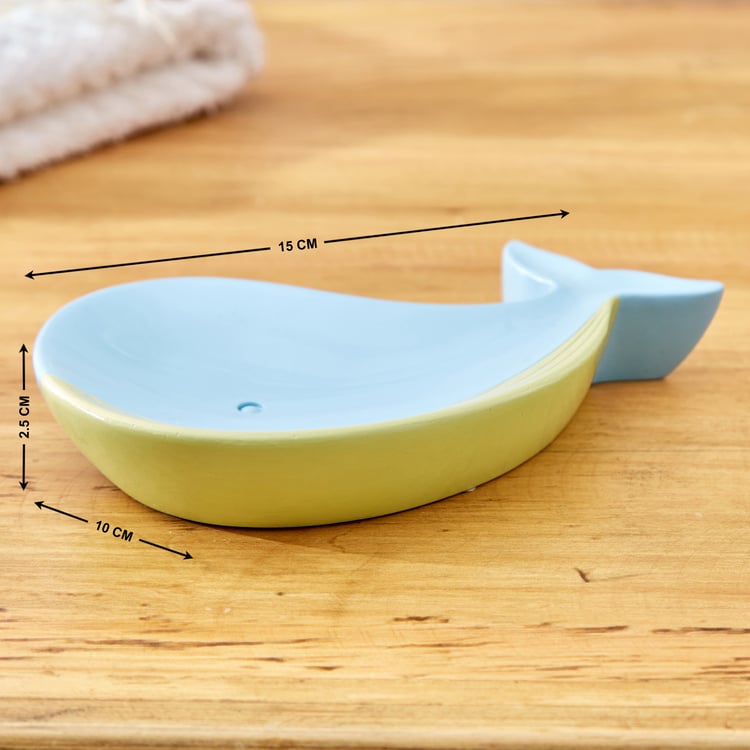 Slate Kids Polyresin Shark Soap Dish